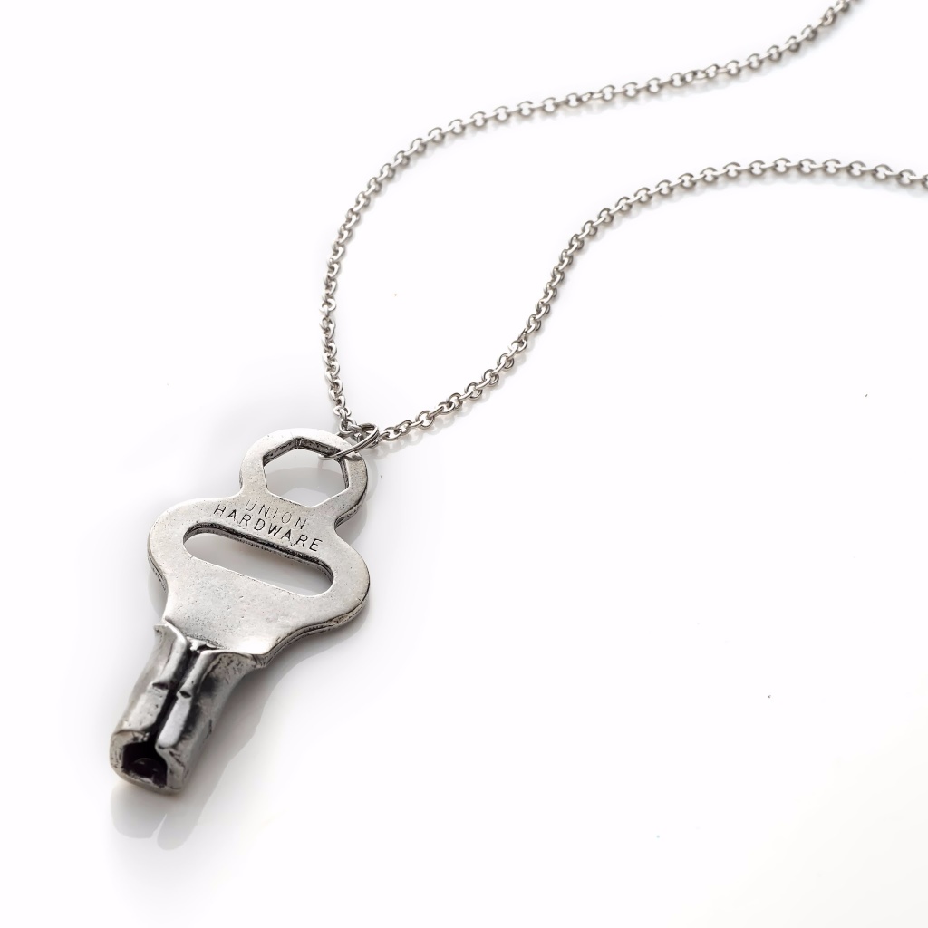Roller Skate Key 100% Pewter 24" Stainles